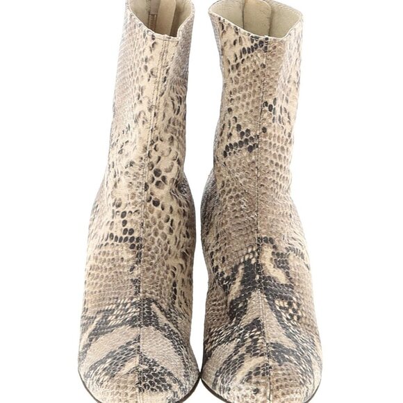 Snakeskin Ankle Boots - Picture 2 of 2